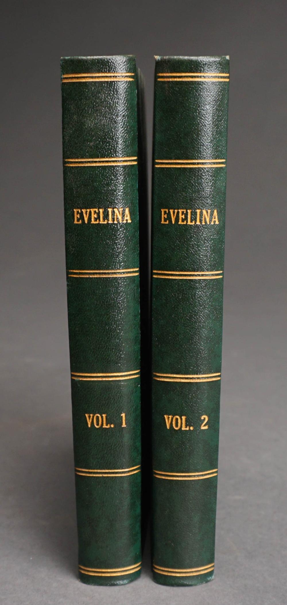 EVELINA OR HISTORY OF A YOUNG LADIES 2e4ff0