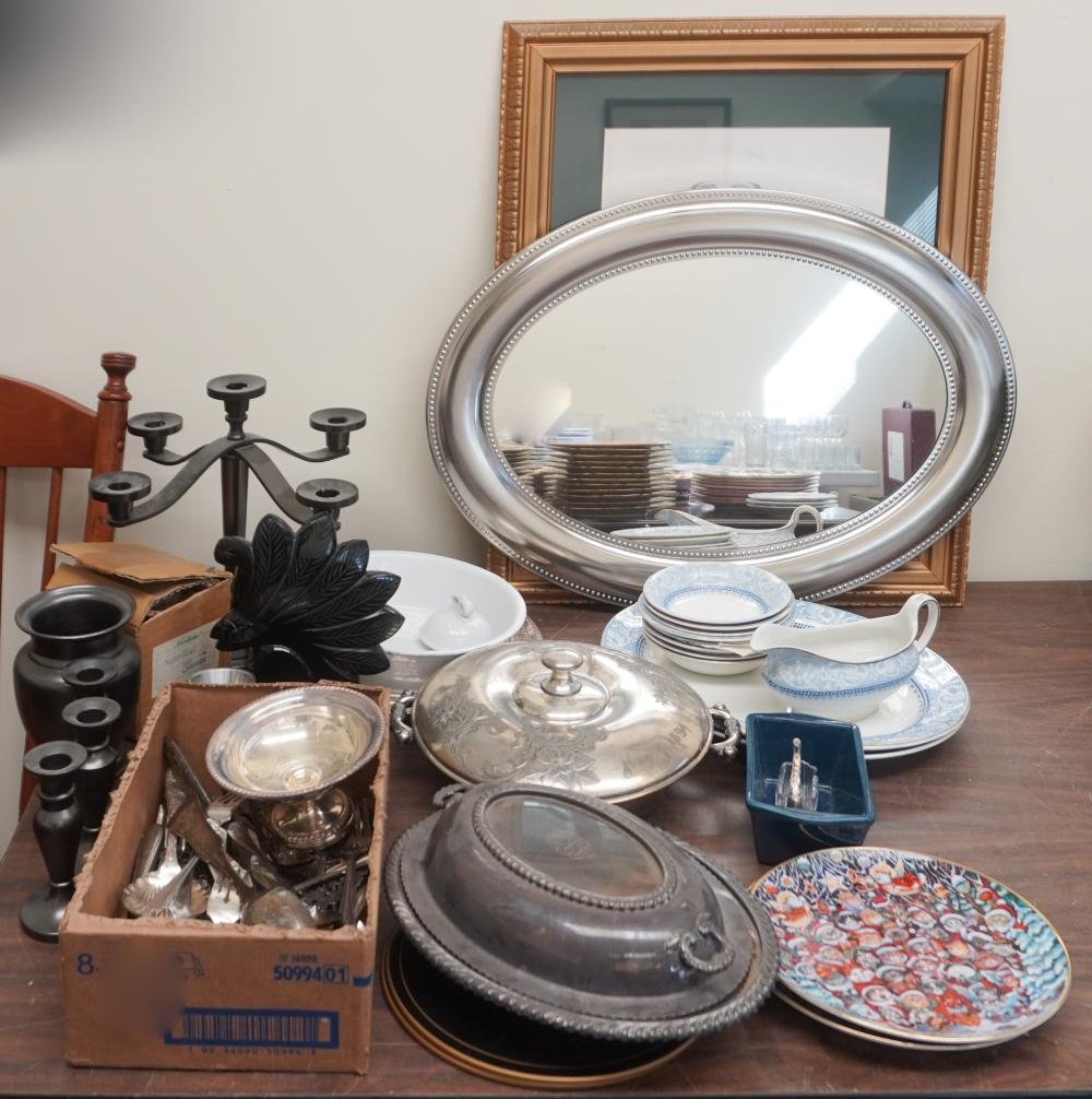 COLLECTION OF SILVERPLATE AND RESTORATION