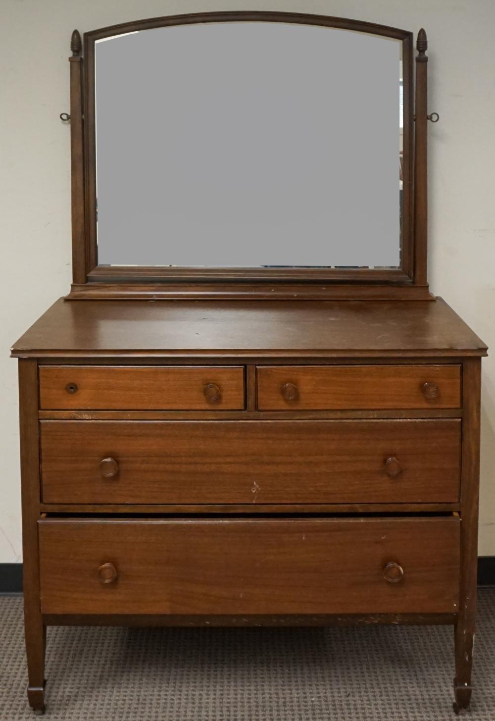 FEDERAL STYLE WALNUT DRESSER WITH