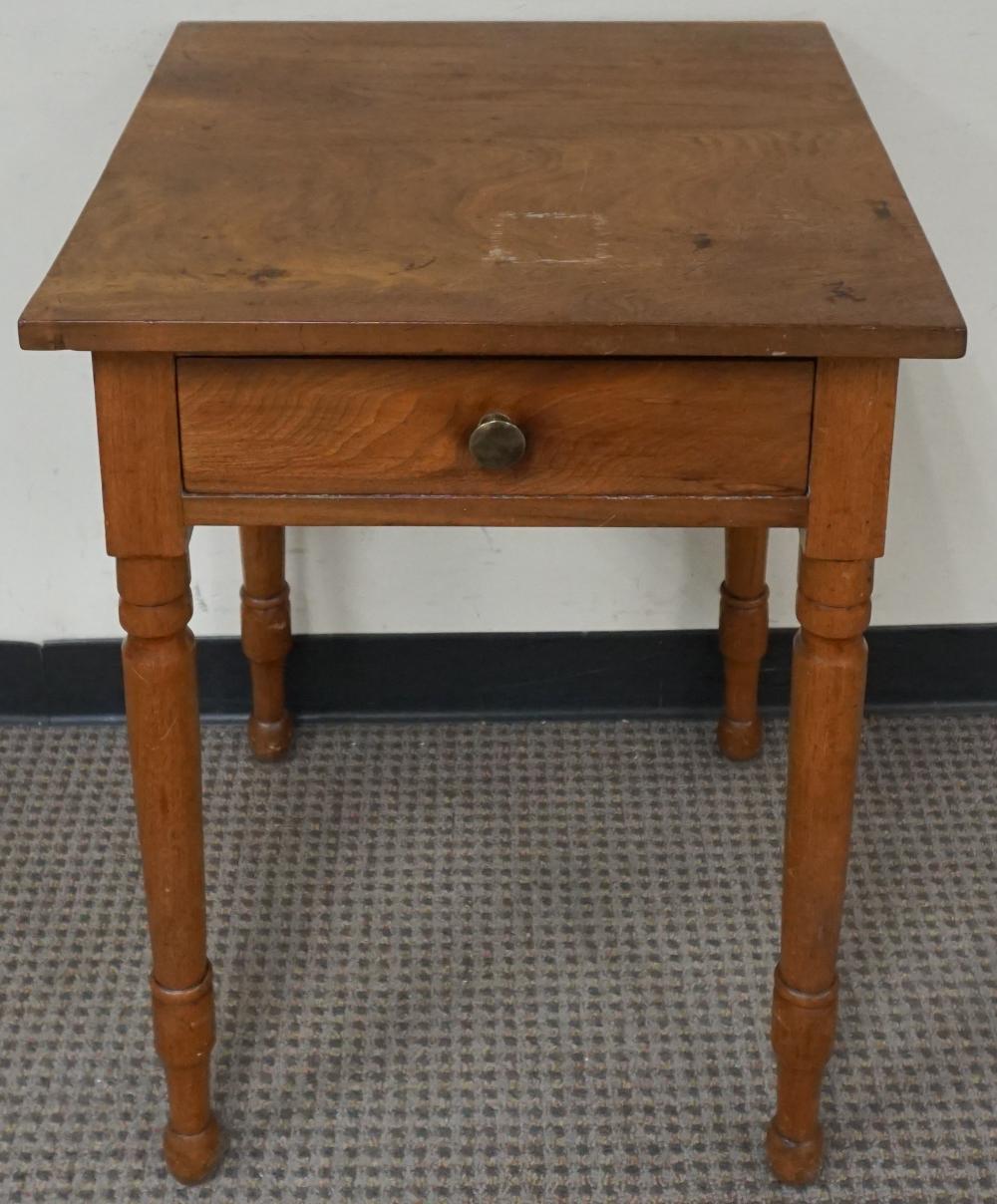 EARLY AMERICAN WALNUT SINGLE DRAWER 2e50a4