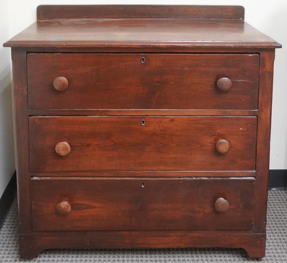 EARLY AMERICAN STYLE PINE DRESSER,