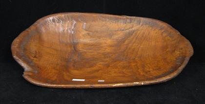 Large wooden bowl    Together with two