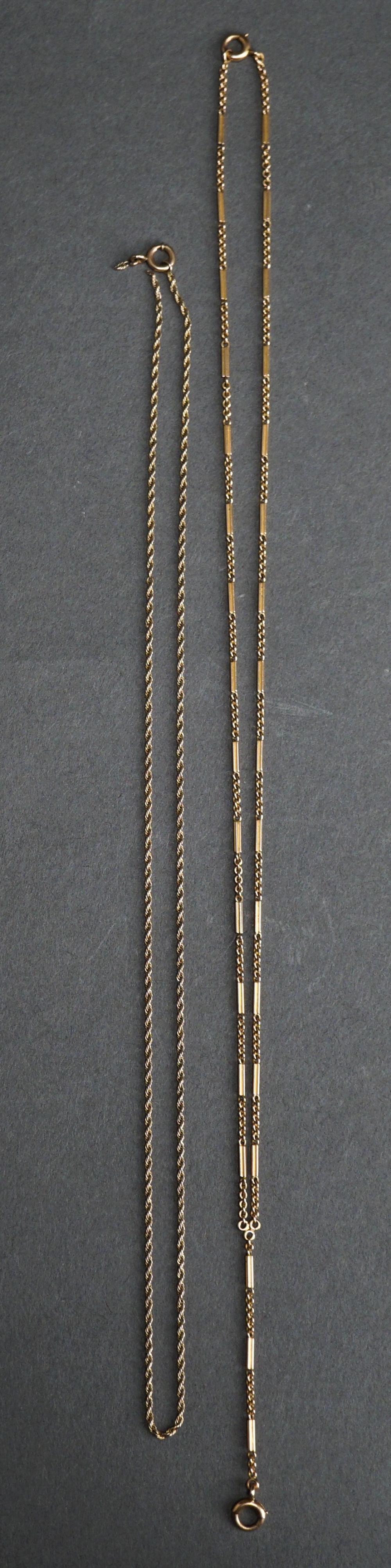 14-KARAT YELLOW-GOLD WATCH CHAIN