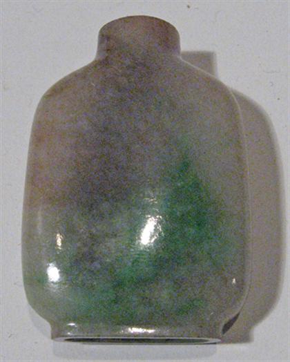 Chinese jadeite and a grey agate 4a1c0