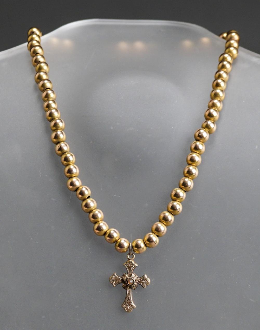 YELLOW GOLD AND GOLD FILLED NECKLACE 2e5190