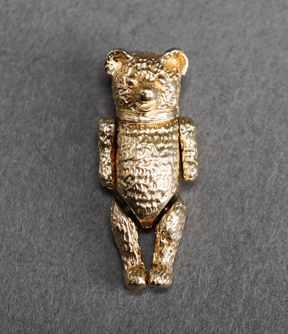 14-KARAT YELLOW-GOLD 'TEDDY BEAR'