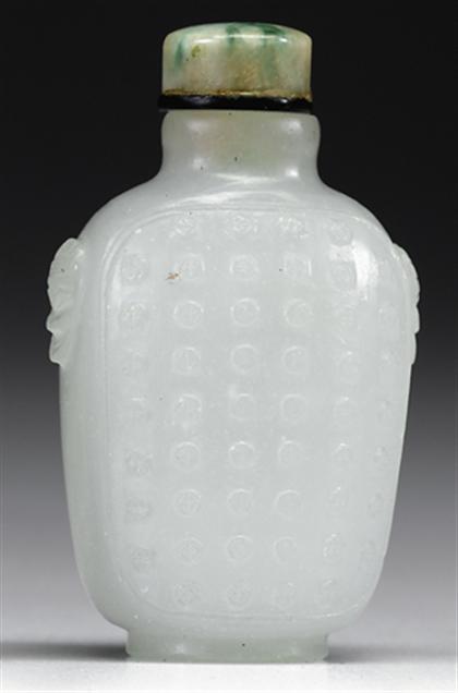 Chinese simulated jade glass snuff 4a1c3