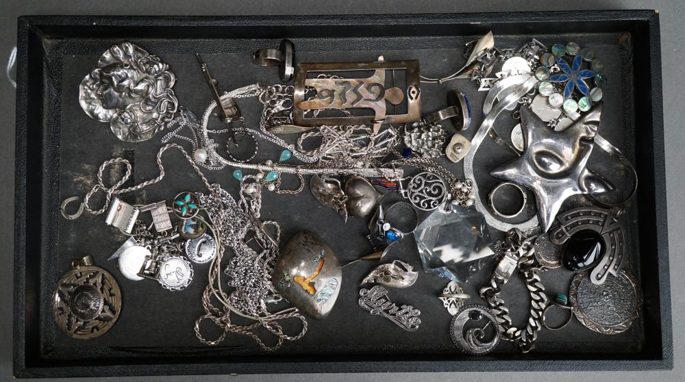 COLLECTION OF PREDOMINANTLY STERLING