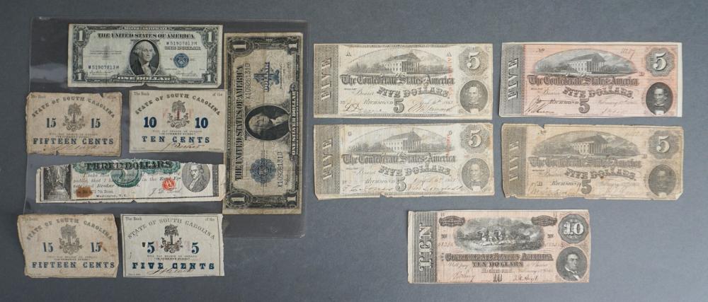 TWO US SILVER CERTIFICATES, 1923