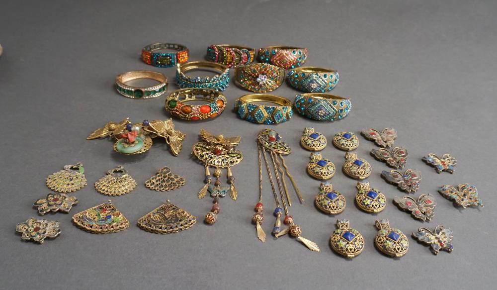 COLLECTION OF CHINESE COSTUME JEWELRYCollection 2e51c5