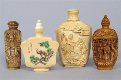 Five Chinese ivory snuff bottles 4a1db