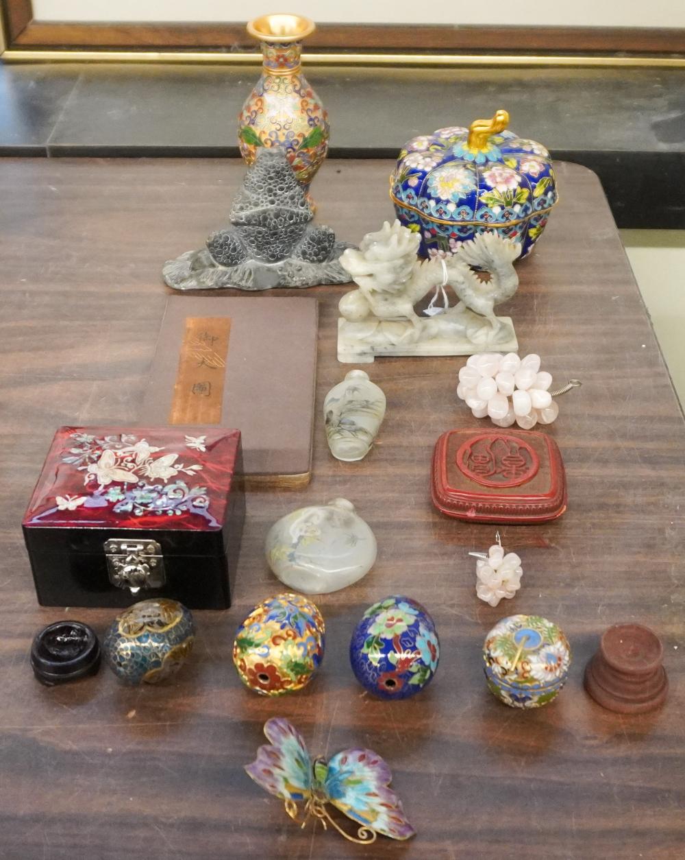 COLLECTION OF CHINESE CLOISONNé