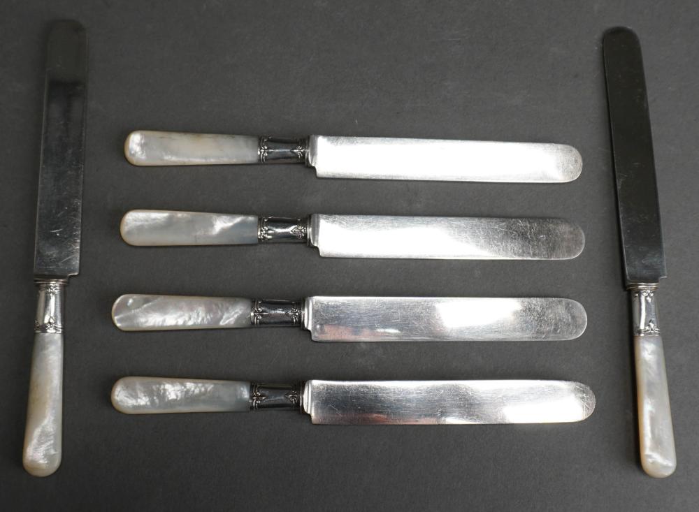 SET OF SIX MOTHER OF PEARL HANDLE