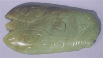 Chinese archaic style celadon and 4a200