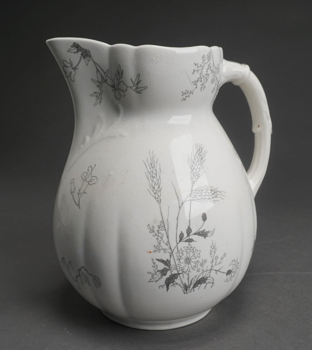T & R BOOTE ENGLISH IRONSTONE PITCHER,
