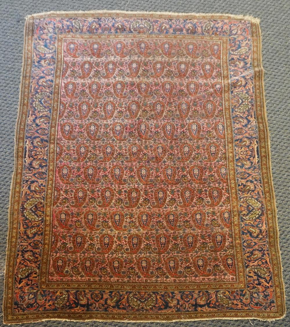 PARTIAL SILK SAROUK BOTEH RUG  2e54cf