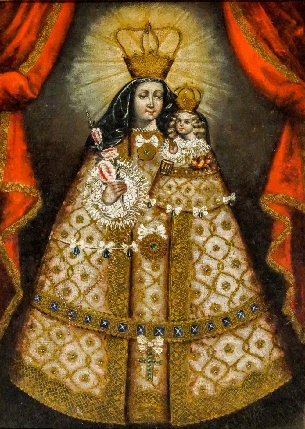 CUZCO SCHOOL 18TH CENTURY VIRGEN 2e552b