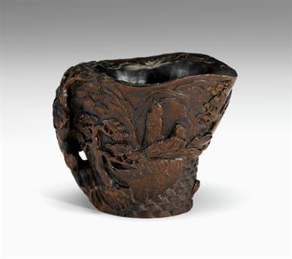Good Chinese zitan libation cup 4a22c