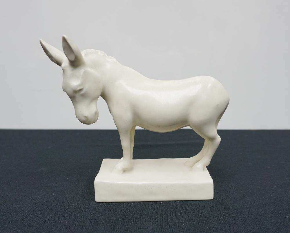 ROOKWOOD POTTERY DONKEY, 1932, H: 6