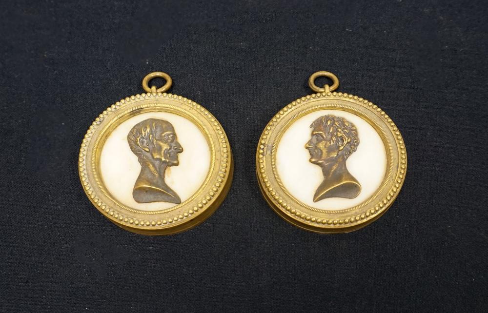 PAIR OF CLASSICAL STYLE BRONZE