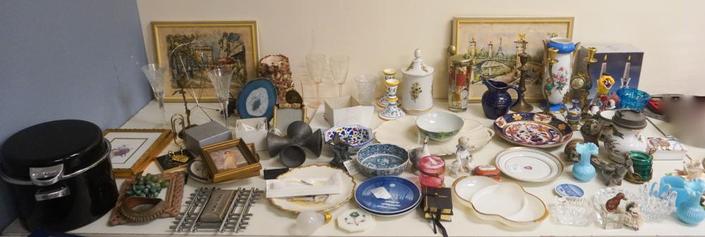 COLLECTION OF MOSTLY EUROPEAN PORCELAIN,