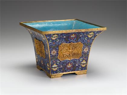 Chinese cloisonne enamel and gilt metal 4a241