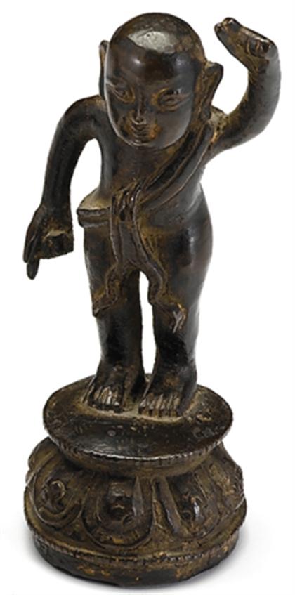 Chinese bronze figure of infant 4a250