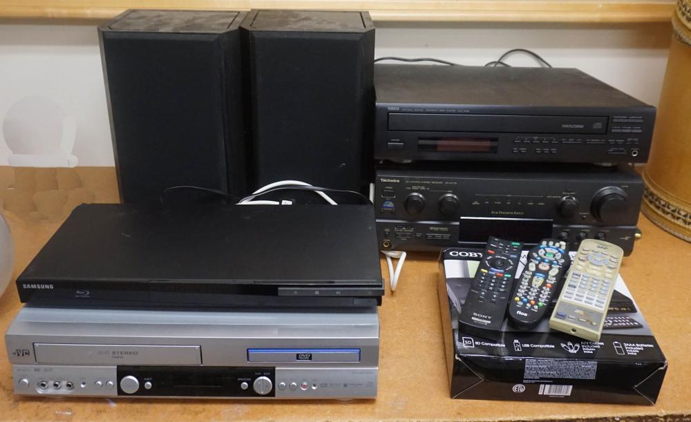 SAMSUNG BLU-RAY PLAYER, JVC DVD PLAYER,