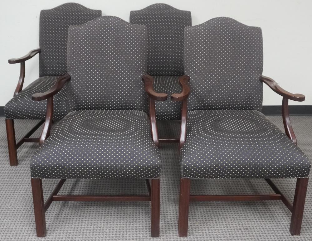 SET OF FOUR HICKORY CHAIR CO MAHOGANY 2e578b