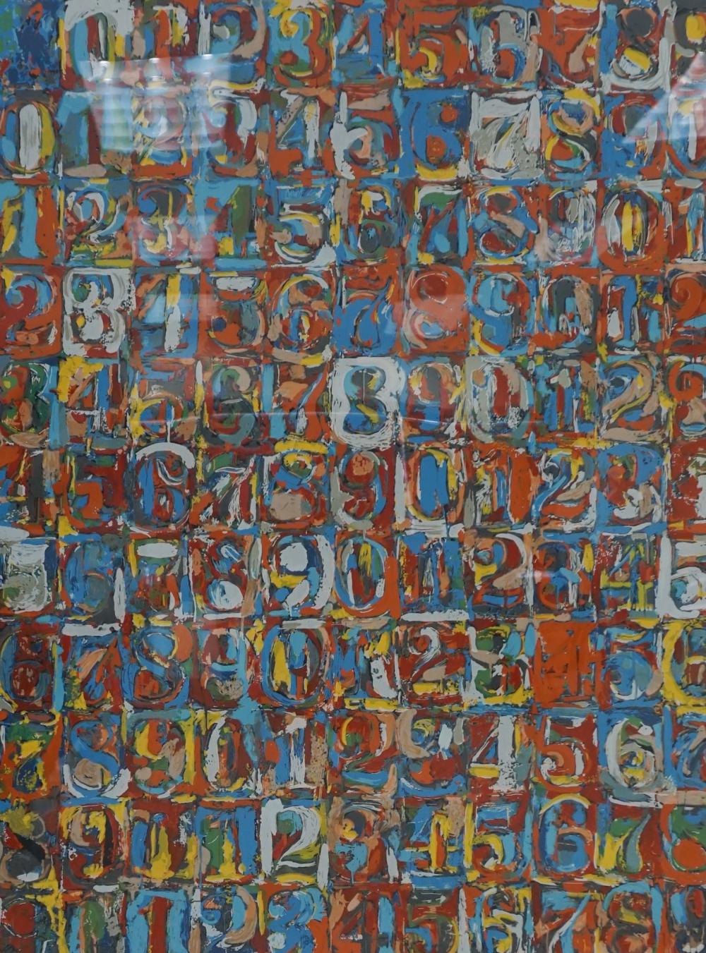 AFTER JASPER JOHNS, NUMBERS IN
