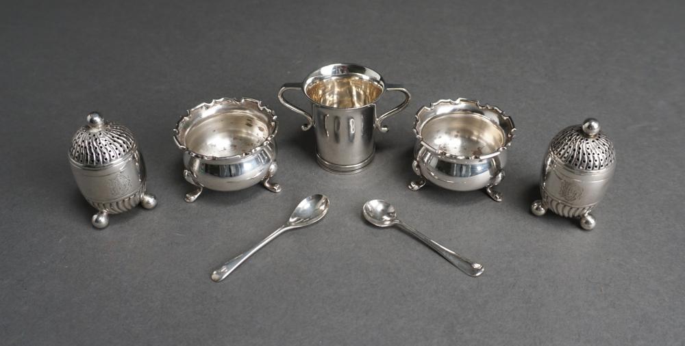 SEVEN ASSORTED ENGLISH STERLING 2e5833