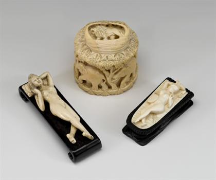 Chinese export elephant ivory covered