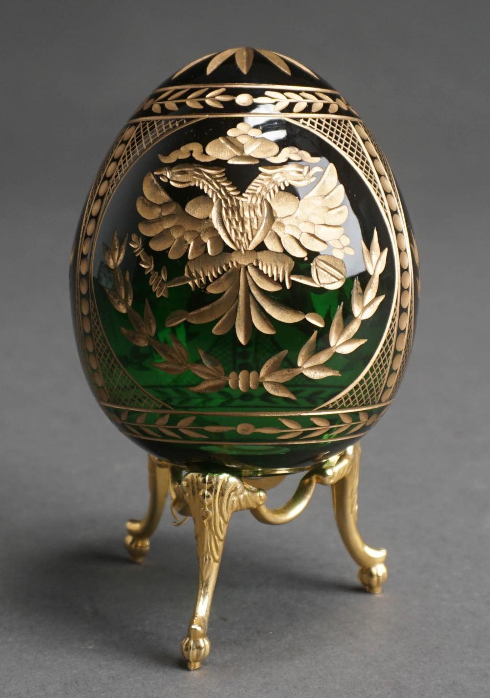 RUSSIAN ETCHED AND GILT DECORATED 2e586b
