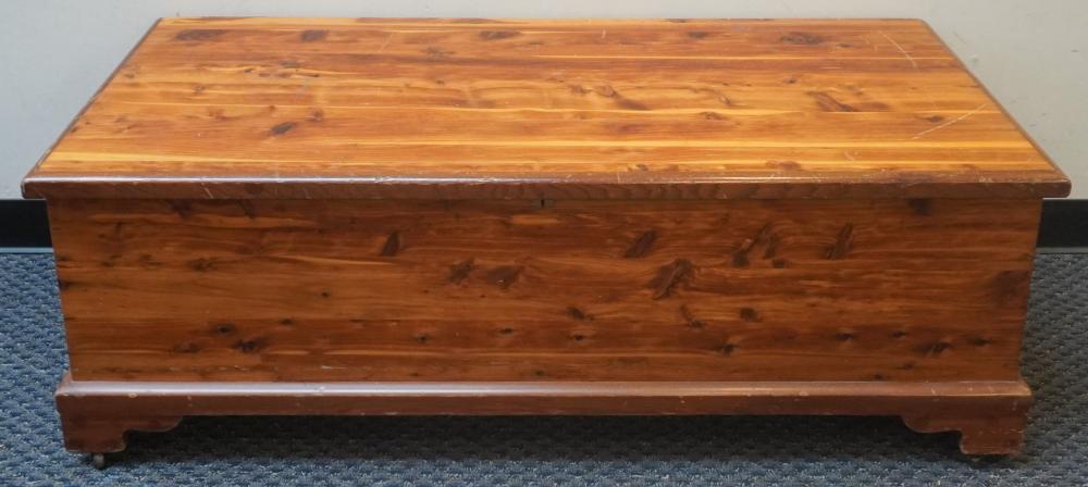 CEDAR BLANKET CHEST H: 19 7/8 X W: 53