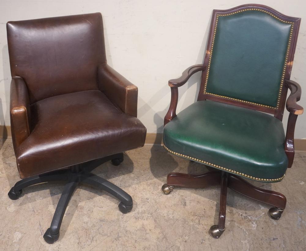 TWO OFFICE CHAIRSTwo Office Chairs  2e58c4