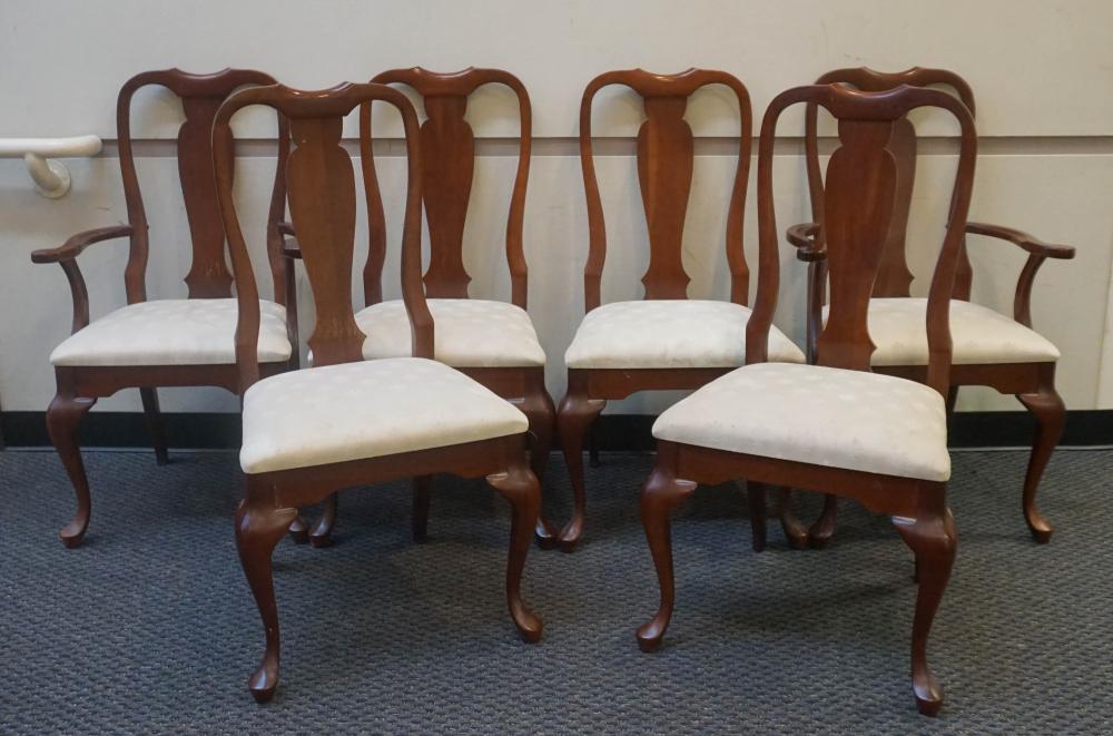 SET OF SIX QUEEN ANNE STYLE CHERRY