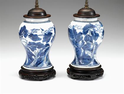 Pair of good Chinese blue underglaze 4a295