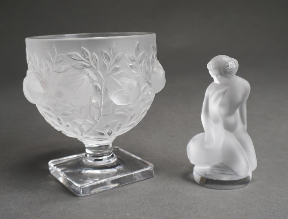 LALIQUE FROSTED CRYSTAL LEDA 2e5a62