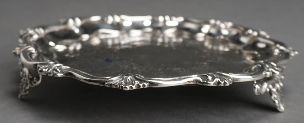 GEORGE III STERLING SILVER FOOTED