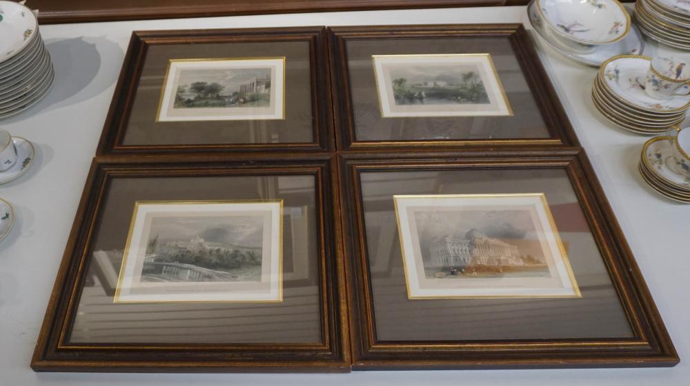 COLLECTION OF FOUR FRAMED COLORED 2e5aa9
