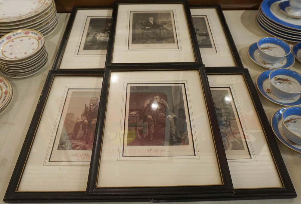 COLLECTION OF SIX FRAMED ENGRAVINGS 2e5ab3