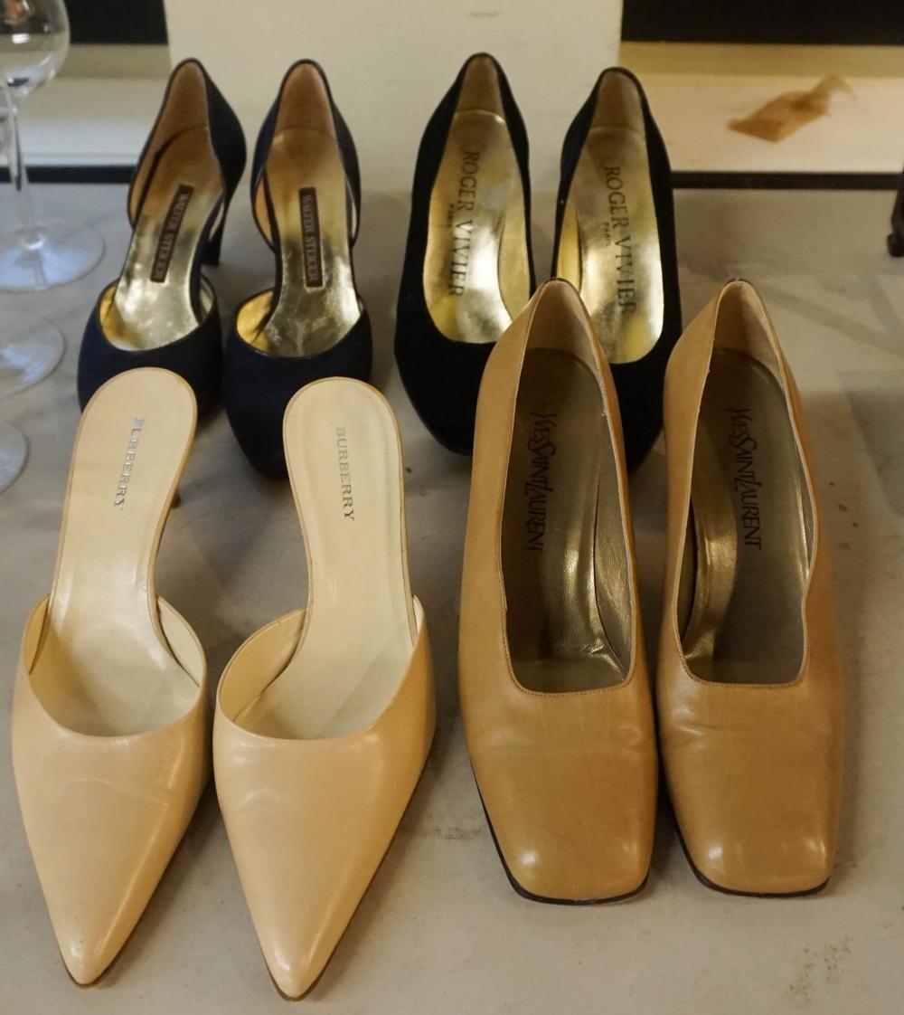 FOUR PAIR OF LADIES SHOES WORN 2e5ad0