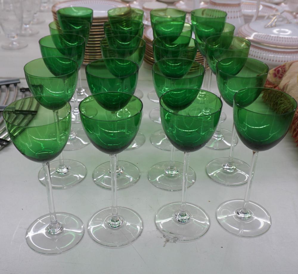 SET OF 20 BACCARAT PERFECTION EMERALD 2e5ae1