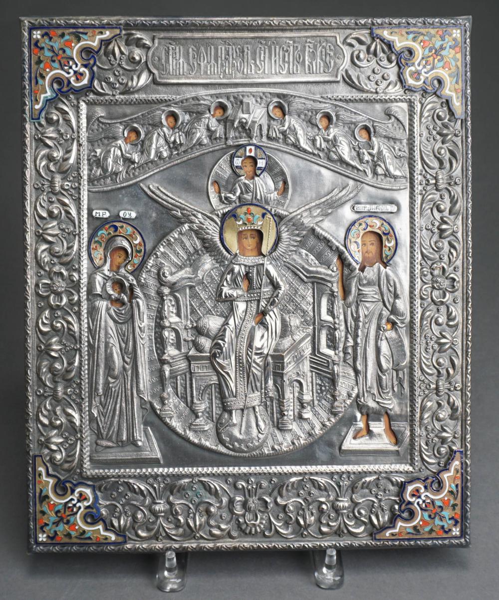 SLAVONIC ICON OF THE DIVINE WISDOM 2e5aea