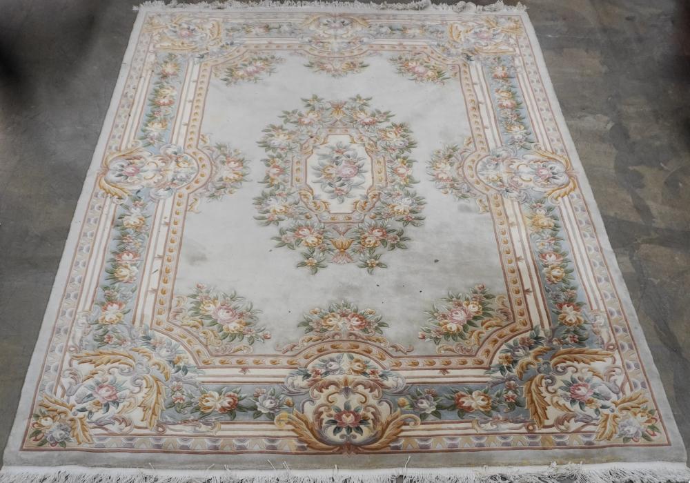 CHINESE SCULPTURED ROOM SIZE RUG 2e5b23