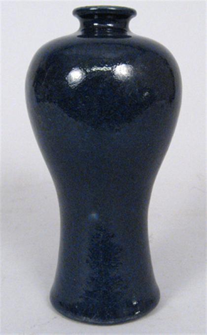 Chinese blue glazed meiping   