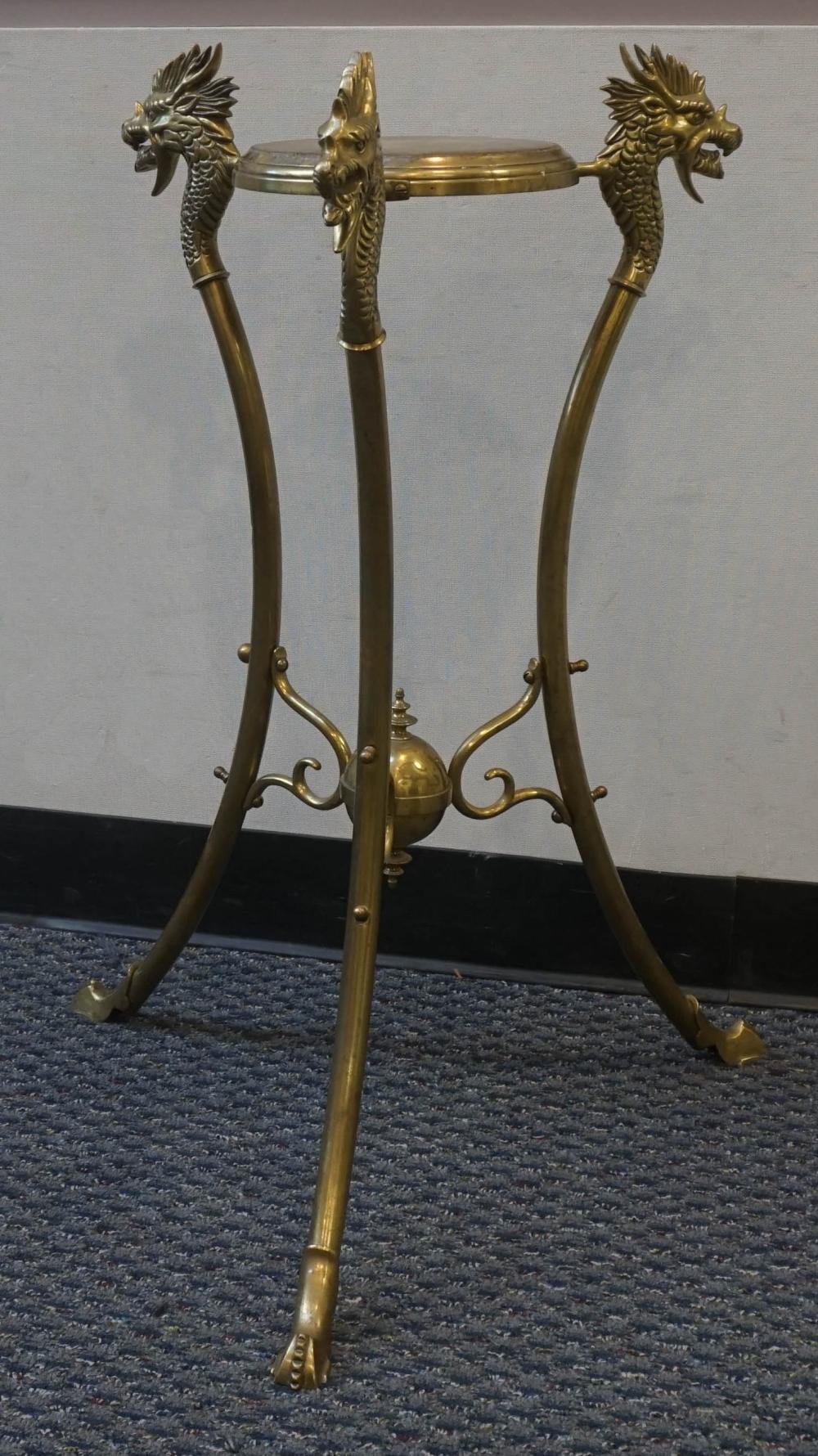 VICTORIAN CHINOISERIE STYLE BRASS