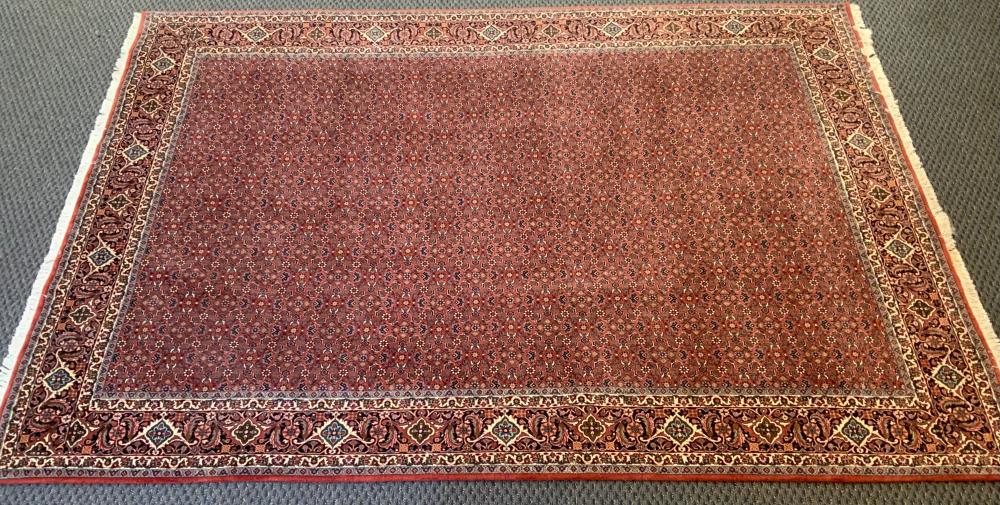 INDO SAROUK RUG, 9 FT 8 IN X 6