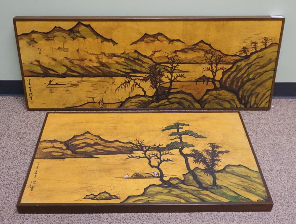 JAPANESE SCHOOL PAIR OF LANDSCAPES 2e5bbd