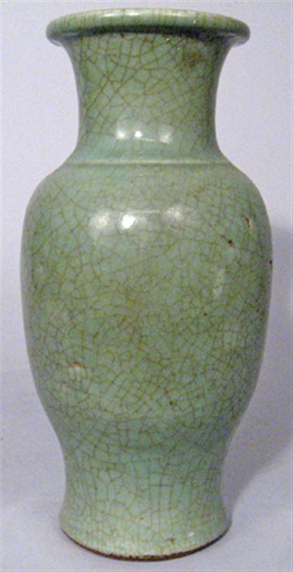 Chinese celadon Ge-type vase  